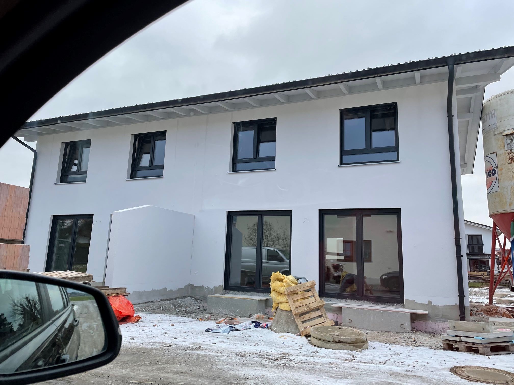 Doppelwohnhäuser in Großholzhausen mit Sparren-Pfetten-Dach